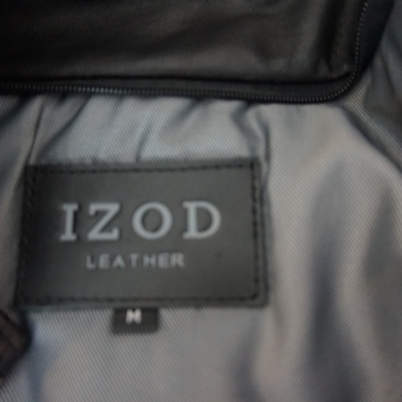 IZOD GENUIN LEATHER JACKET - Picture 4 of 8